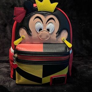 Loungefly Disney Queen of Hearts Backpack. Used LIKE NEW.